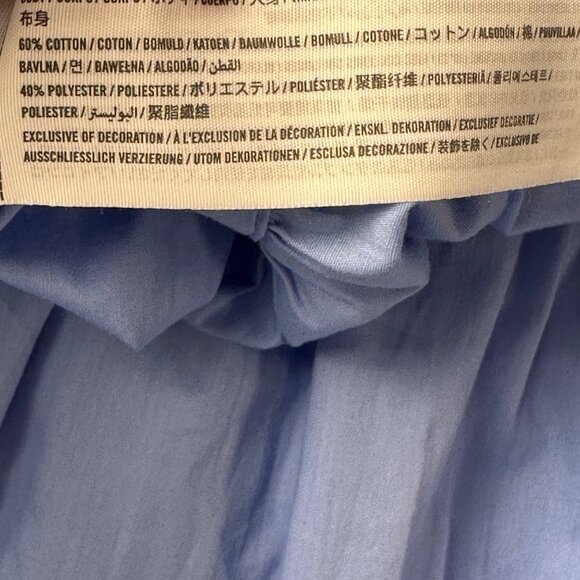 Abercrombie Womens Maxi Skirt Blue XS Gypsy Western Peasant Style Cottagecore - Picture 10 of 12